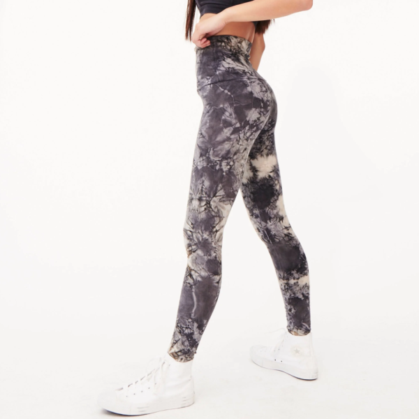 Groceries: Naturally Dyed Organic Cotton High-Waist Legging With Pocket (PFAS Free) - Image 3