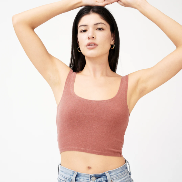 Groceries: Naturally Dyed Organic Cotton Crop Top - Image 4