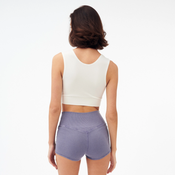 Groceries: Naturally Dyed Organic Cotton Reversible Crop Top - Image 6