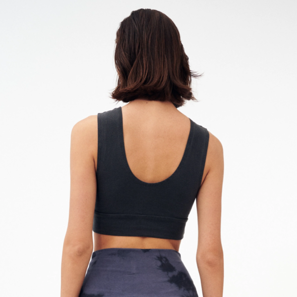 Groceries: Naturally Dyed Organic Cotton Reversible Crop Top - Image 4