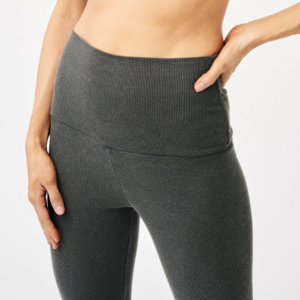 Groceries: Naturally Dyed Organic Cotton Ribbed Legging (PFAS Free)