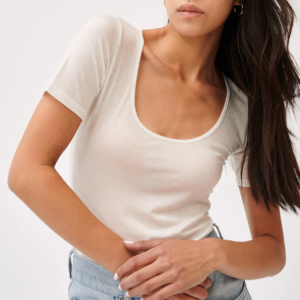 Groceries: Naturally Dyed Eucalyptus Tencel Slim Tee