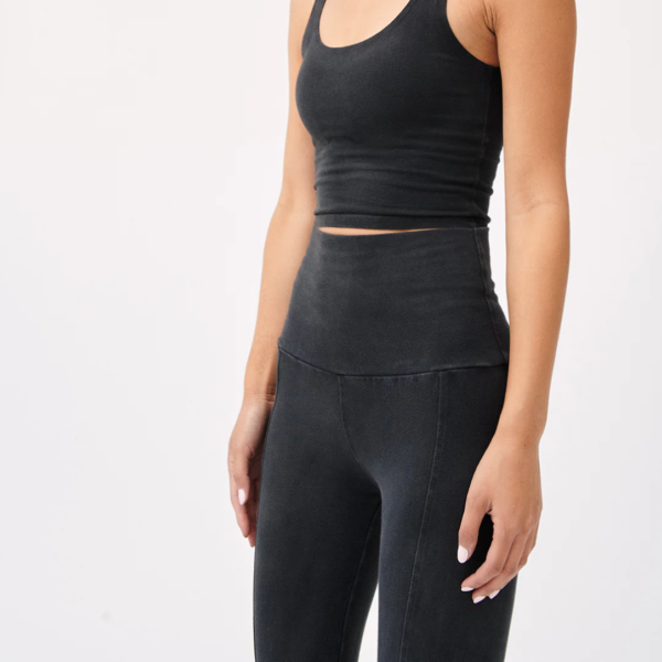 Groceries: Naturally Dyed Organic Cotton High-Waist Seam Legging (PFAS Free) - Image 5
