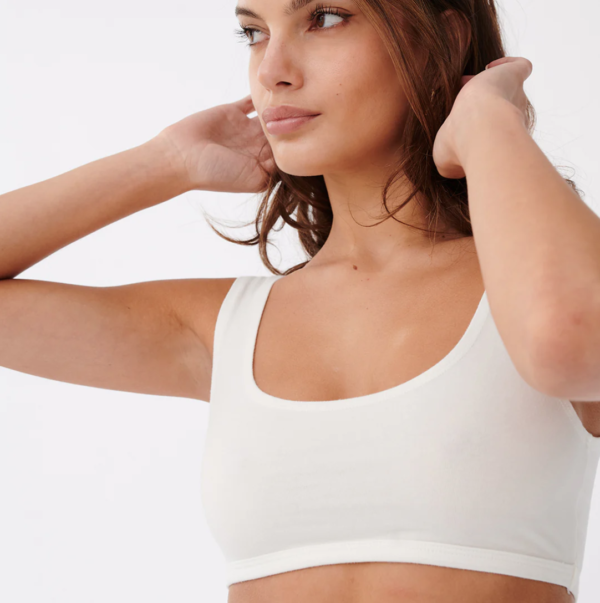Groceries: Naturally Dyed Organic Cotton Bralette - Image 2
