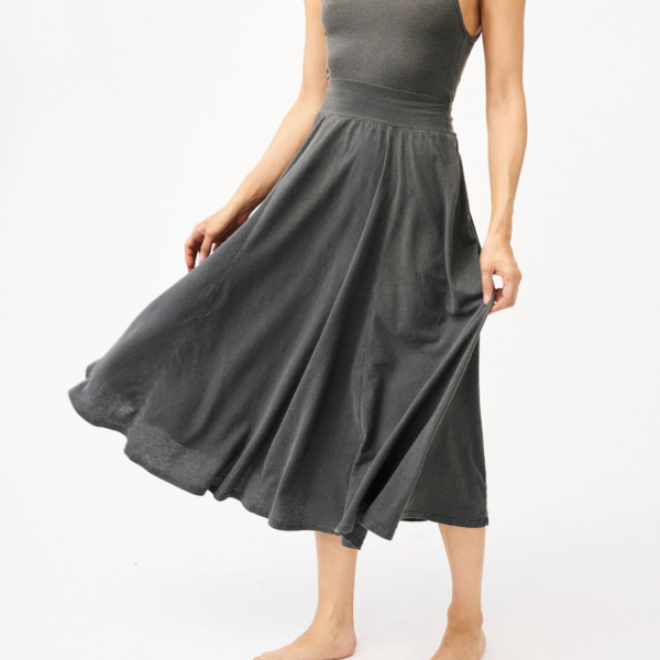 Groceries: Naturally Dyed Hemp Patchouli Skirt - Image 2