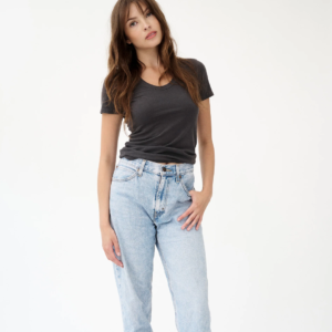 Groceries: Naturally Dyed Organic Cotton Scoop Neck Tee