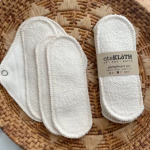 oteKLoTH - Organic Cotton Winged & Wingless Pantyliner Set
