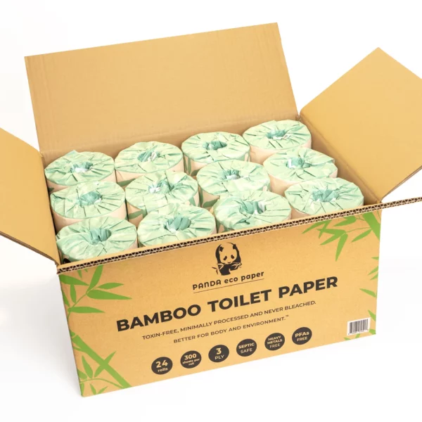 Rustic Strength: Unbleached, PFAS-free Sustainable Toilet Paper - Image 2