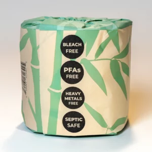 Rustic Strength: Unbleached, PFAS-free Sustainable Toilet Paper