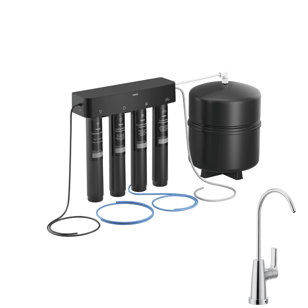 Moen 4-Stage Reverse Osmosis System with SIP Faucet